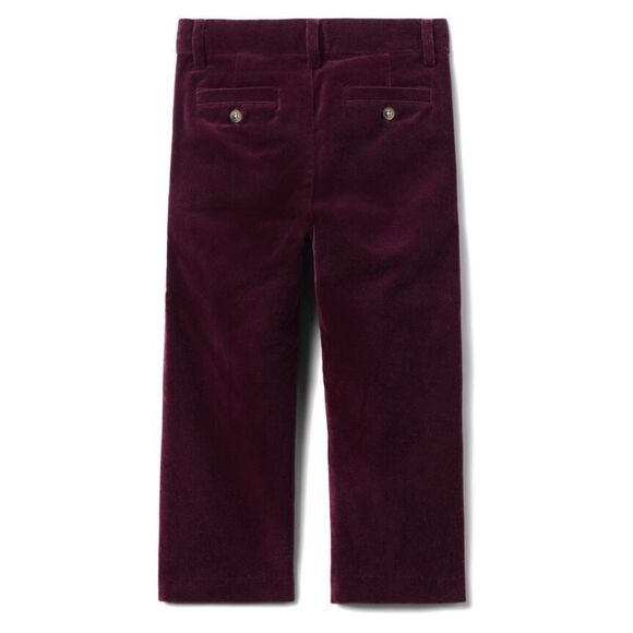 JANIE AND JACKThe Velvet Party Pant WINE kids Size S NWT in packaging - Picture 2 of 4